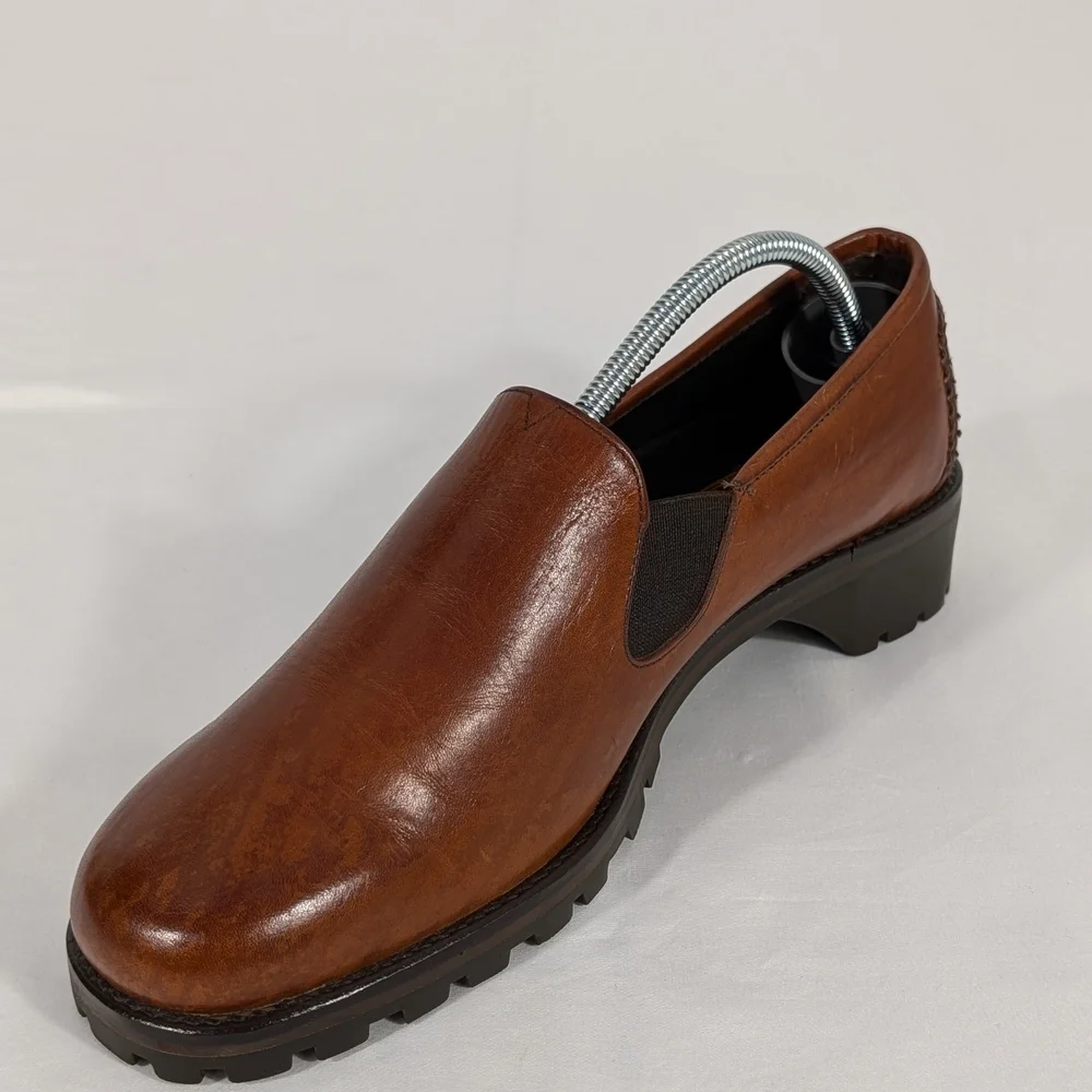 Cole Haan Country Farren Scotch Leather Slip-On Woman's Loafers Size 9B